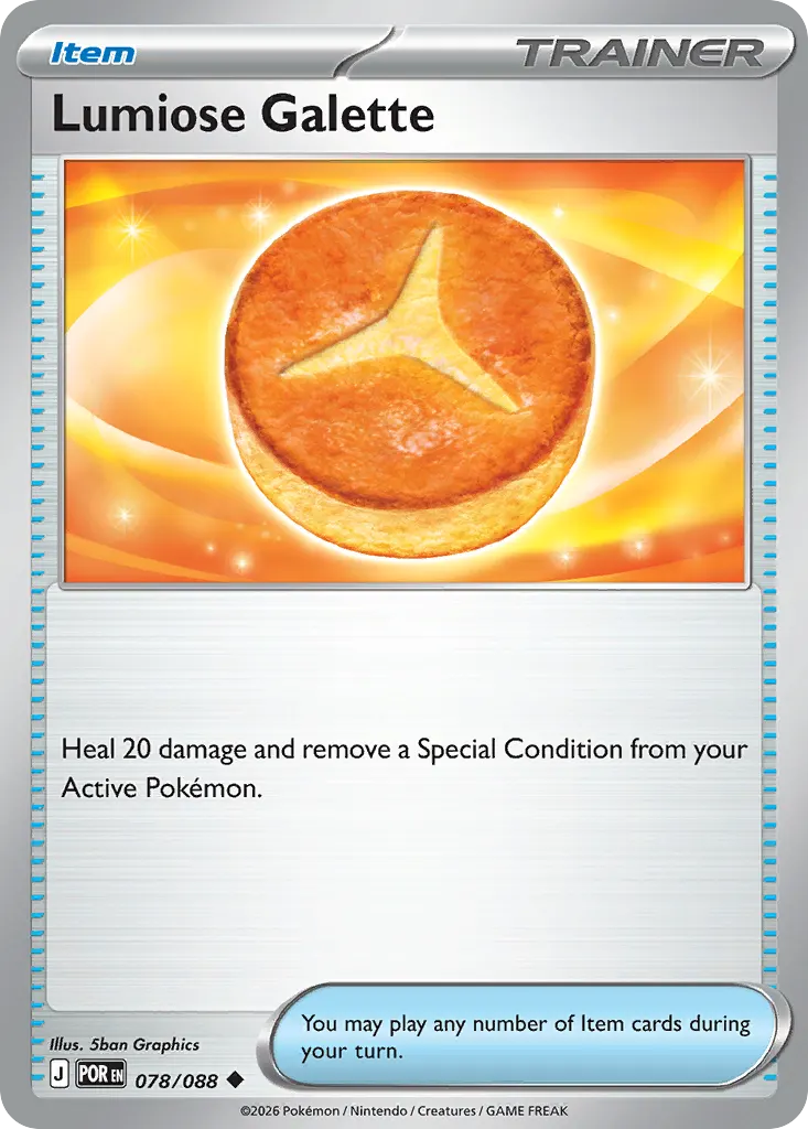Lumiose Galette — Perfect Order 78 Pokémon card
