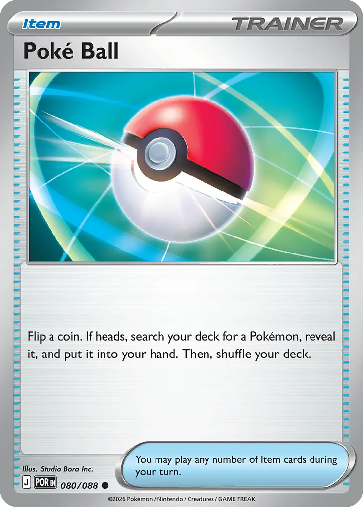 Poké Ball — Perfect Order 80 Pokémon card