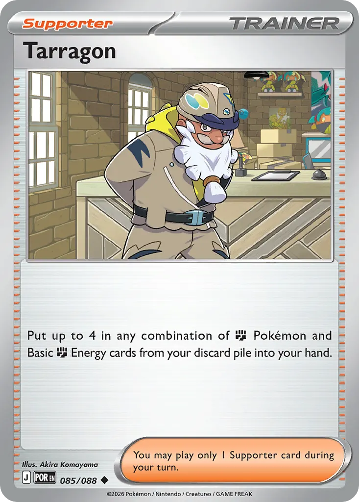 Tarragon — Perfect Order 85 Pokémon card