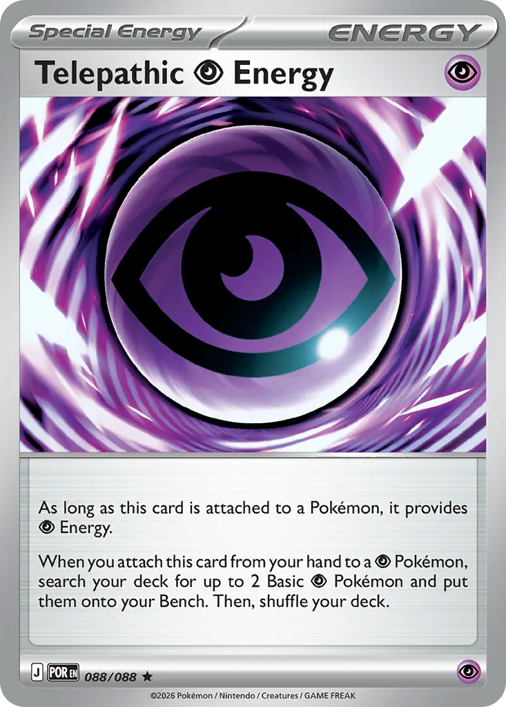 Telepathic Psychic Energy — Perfect Order 88 Pokémon card