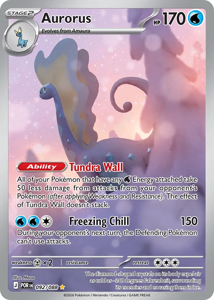 Aurorus — Perfect Order 92 Pokémon card
