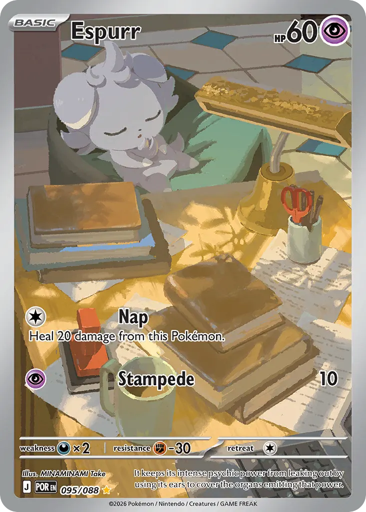Espurr — Perfect Order 95 Pokémon card