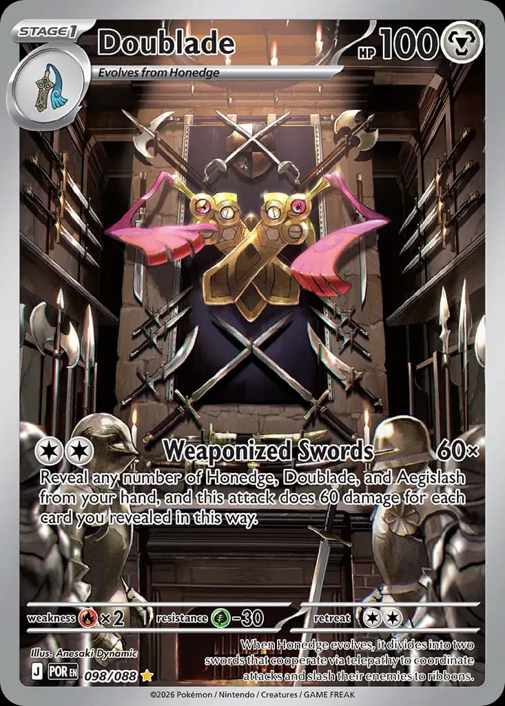 Doublade — Perfect Order 98 Pokémon card
