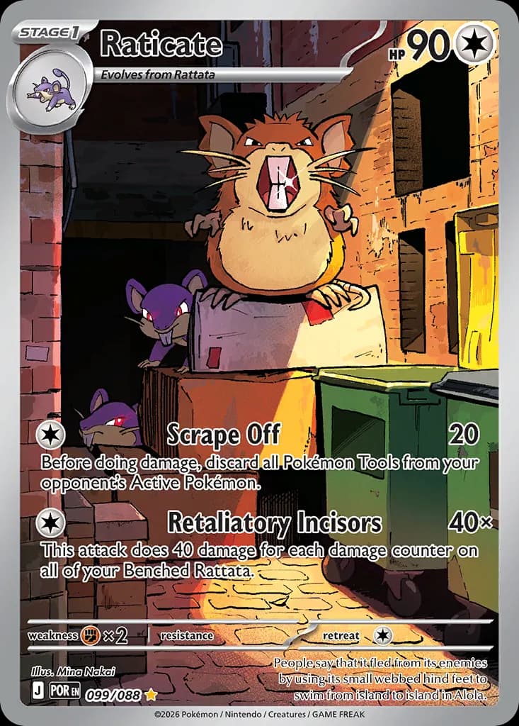 Raticate — Perfect Order 99 Pokémon card