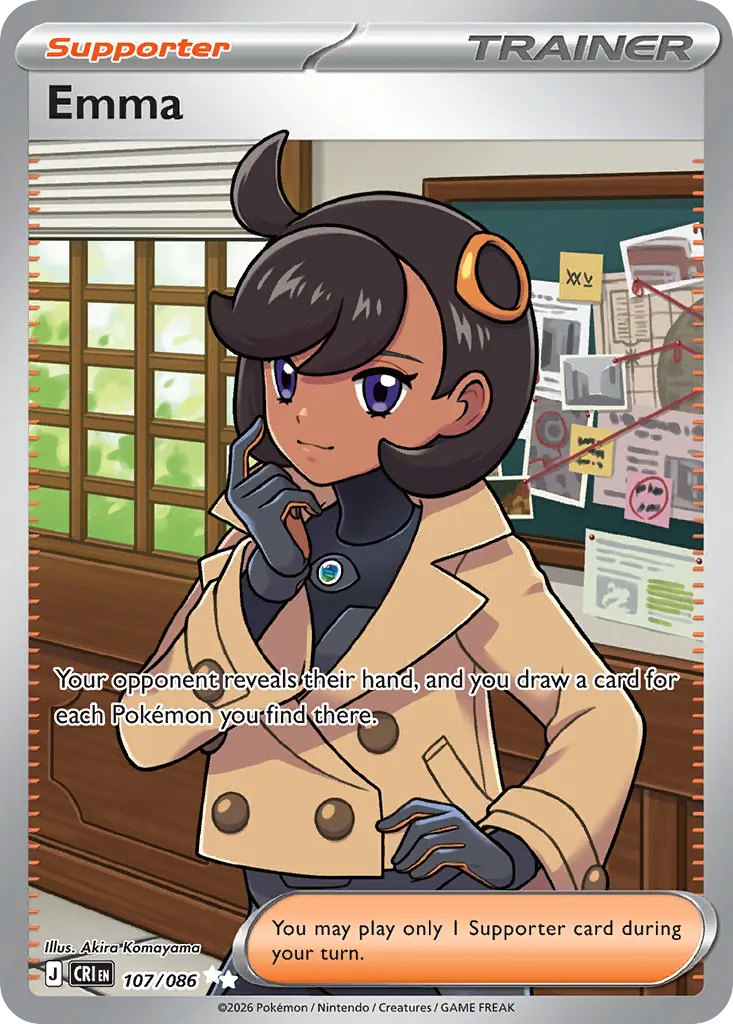 Emma — Chaos Rising 107 Pokémon card