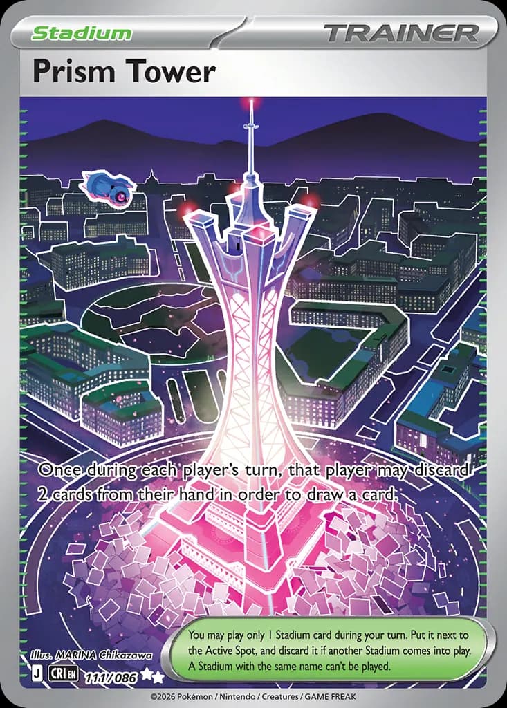 Prism Tower — Chaos Rising 111 Pokémon card