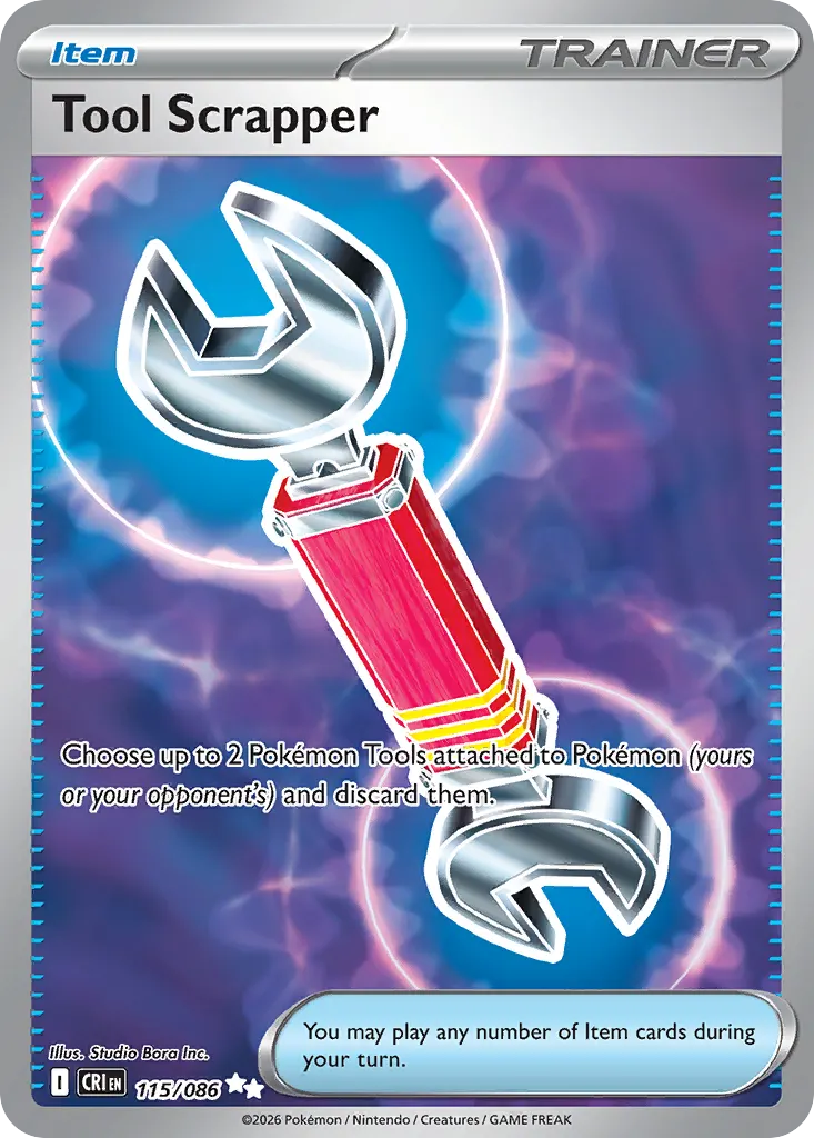 Tool Scrapper — Chaos Rising 115 Pokémon card
