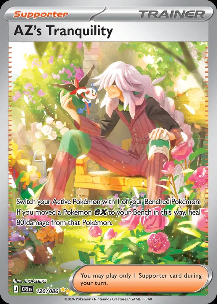 AZ's Tranquility — Chaos Rising 120 Pokémon card