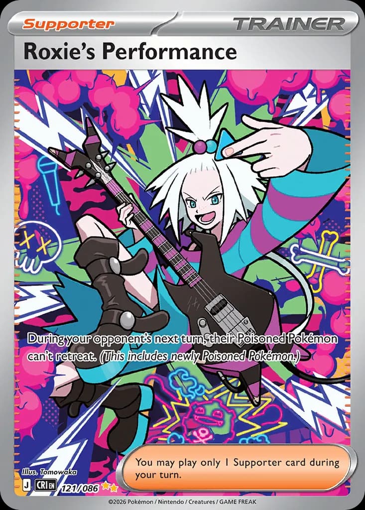 Roxie's Performance — Chaos Rising 121 Pokémon card