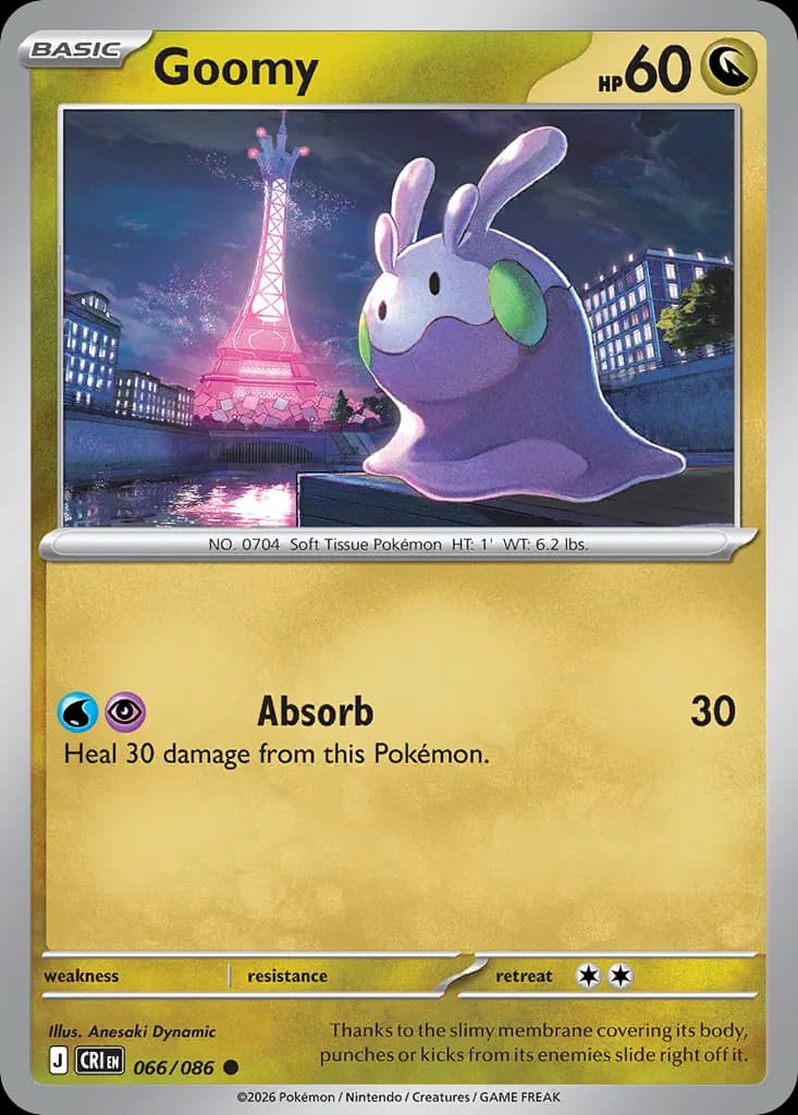 Goomy — Chaos Rising 66 Pokémon card