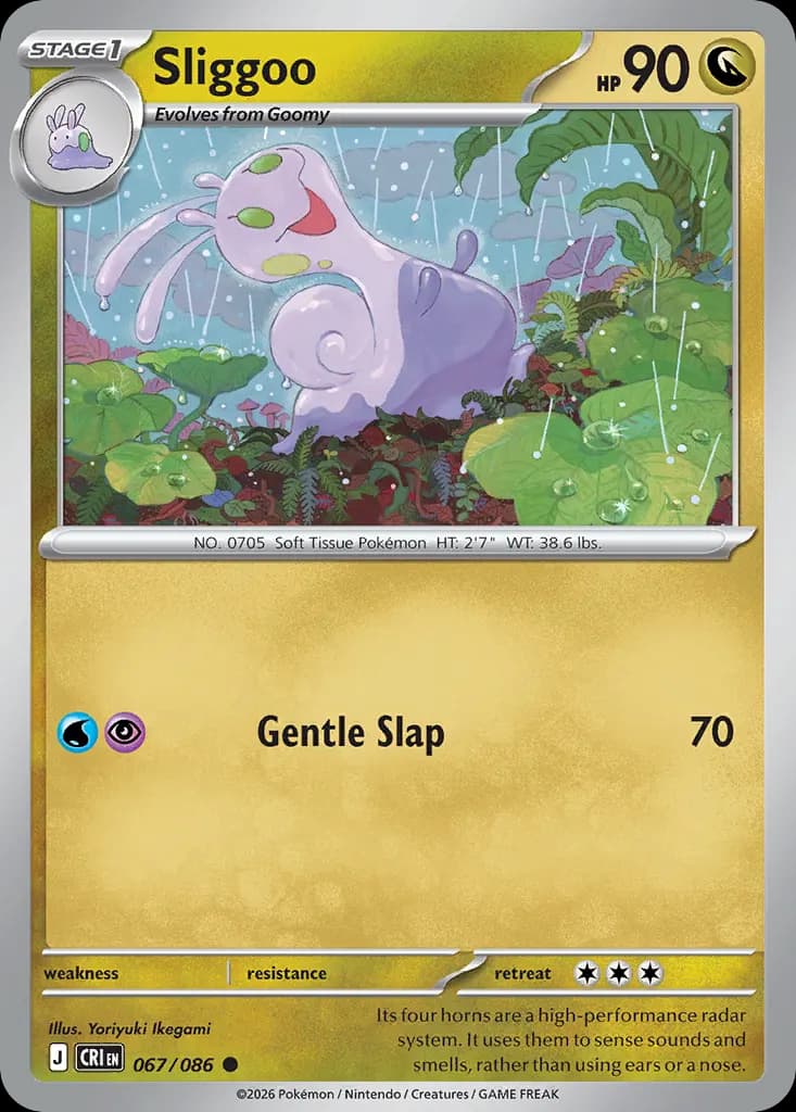 Sliggoo — Chaos Rising 67 Pokémon card