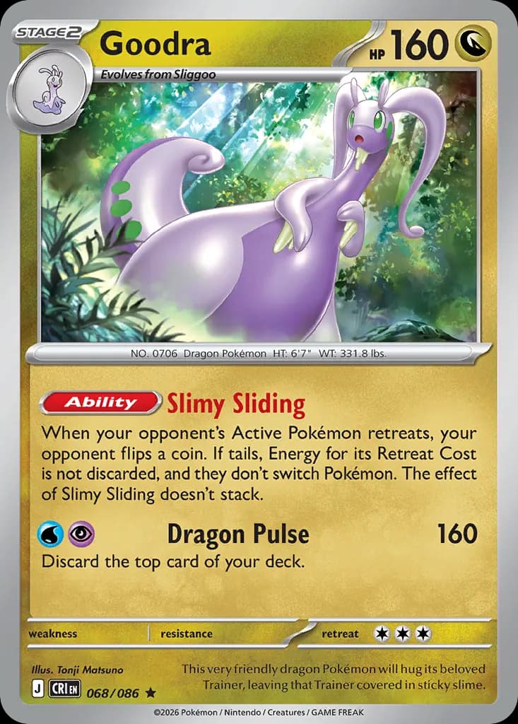 Goodra — Chaos Rising 68 Pokémon card