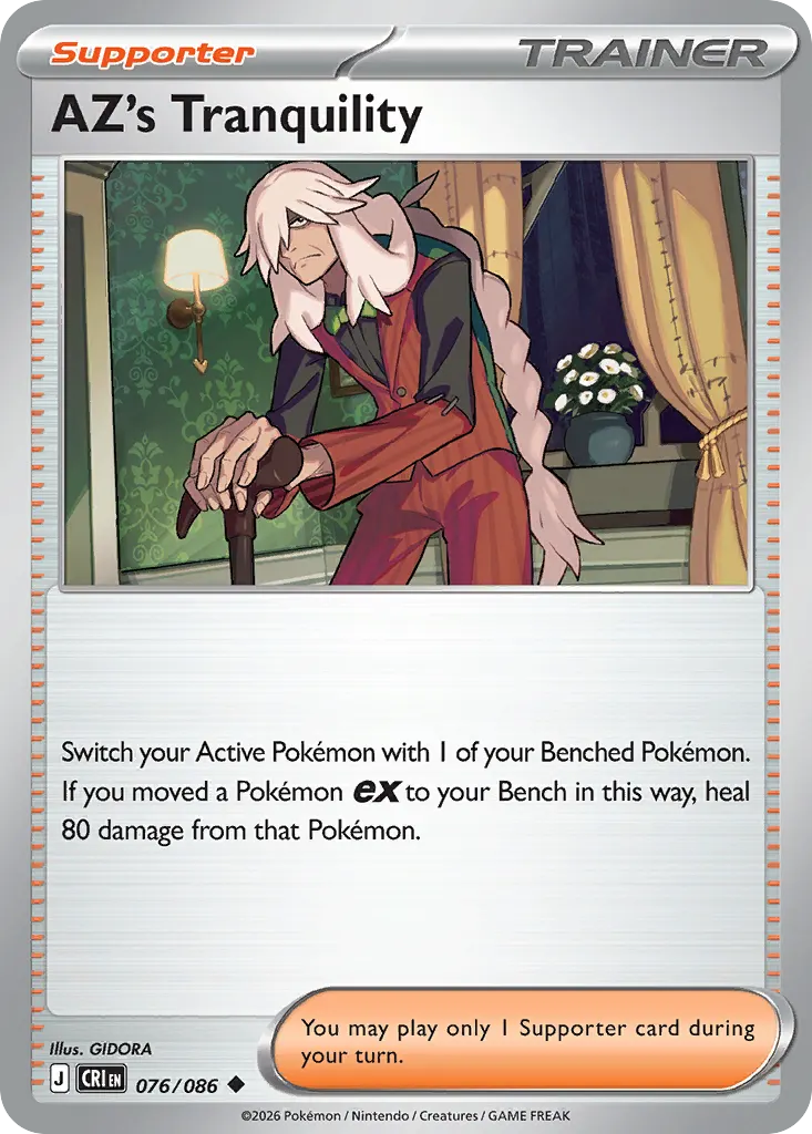AZ's Tranquility — Chaos Rising 76 Pokémon card