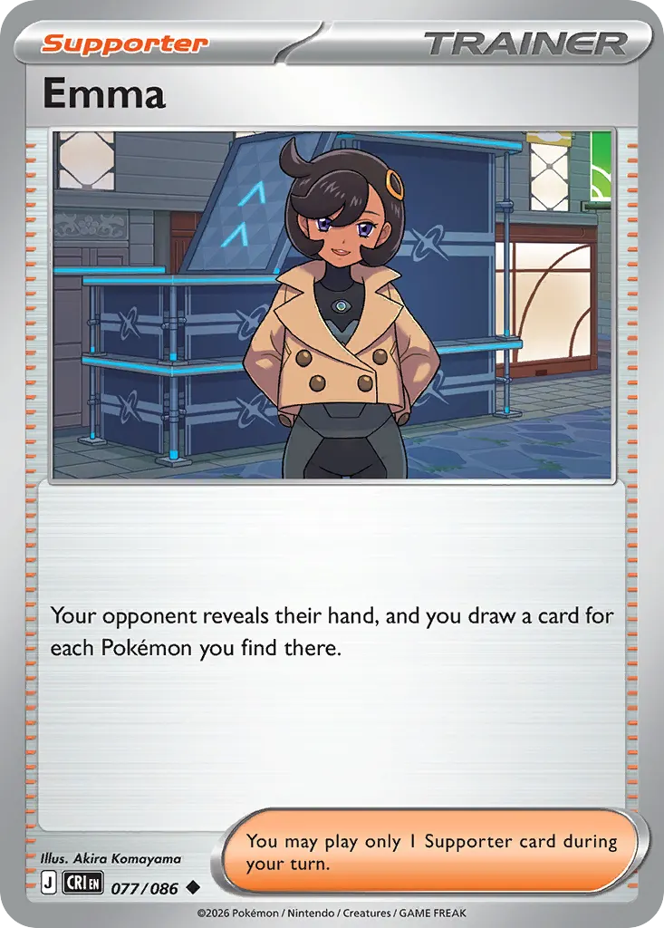 Emma — Chaos Rising 77 Pokémon card