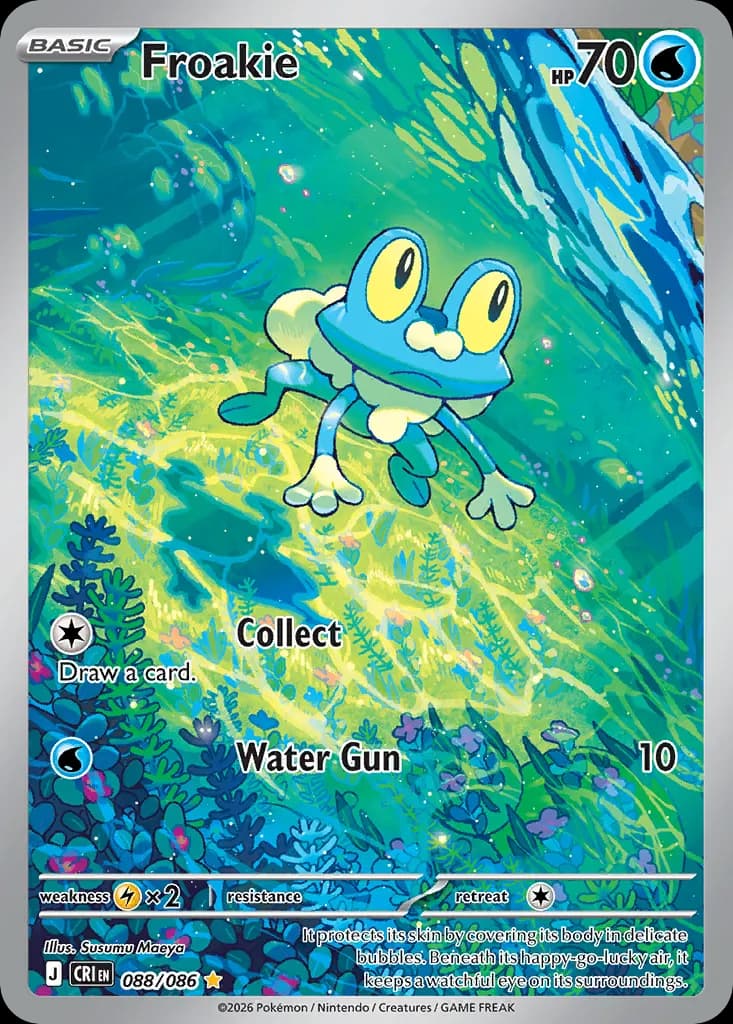 Froakie — Chaos Rising 88 Pokémon card