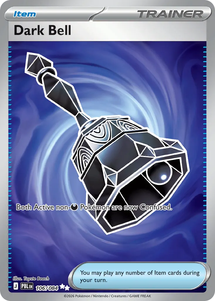 Dark Bell — Pitch Black 106 Pokémon card