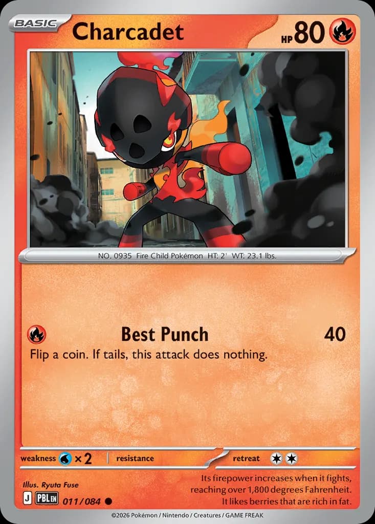Charcadet — Pitch Black 11 Pokémon card