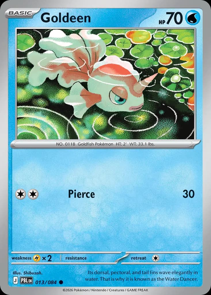 Goldeen — Pitch Black 13 Pokémon card