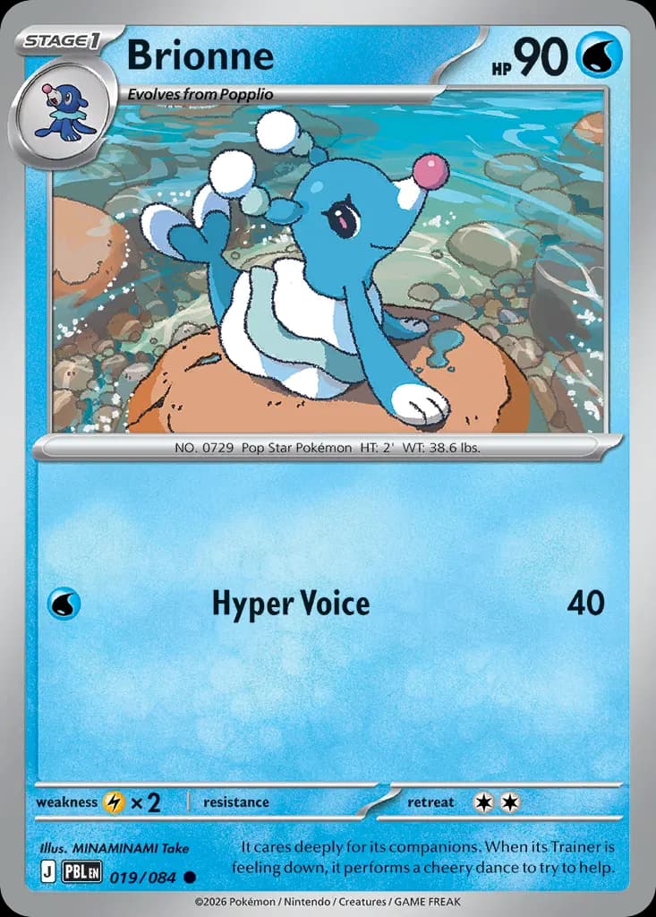 Brionne — Pitch Black 19 Pokémon card