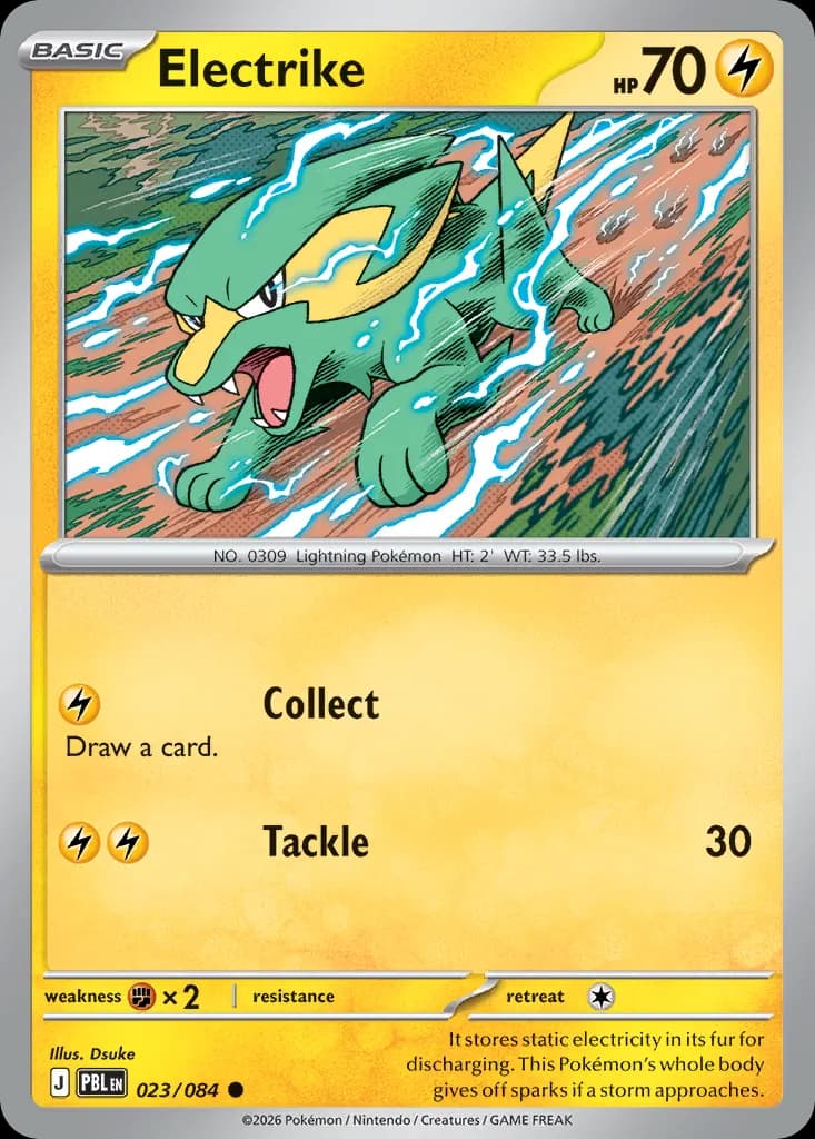 Electrike — Pitch Black 23 Pokémon card