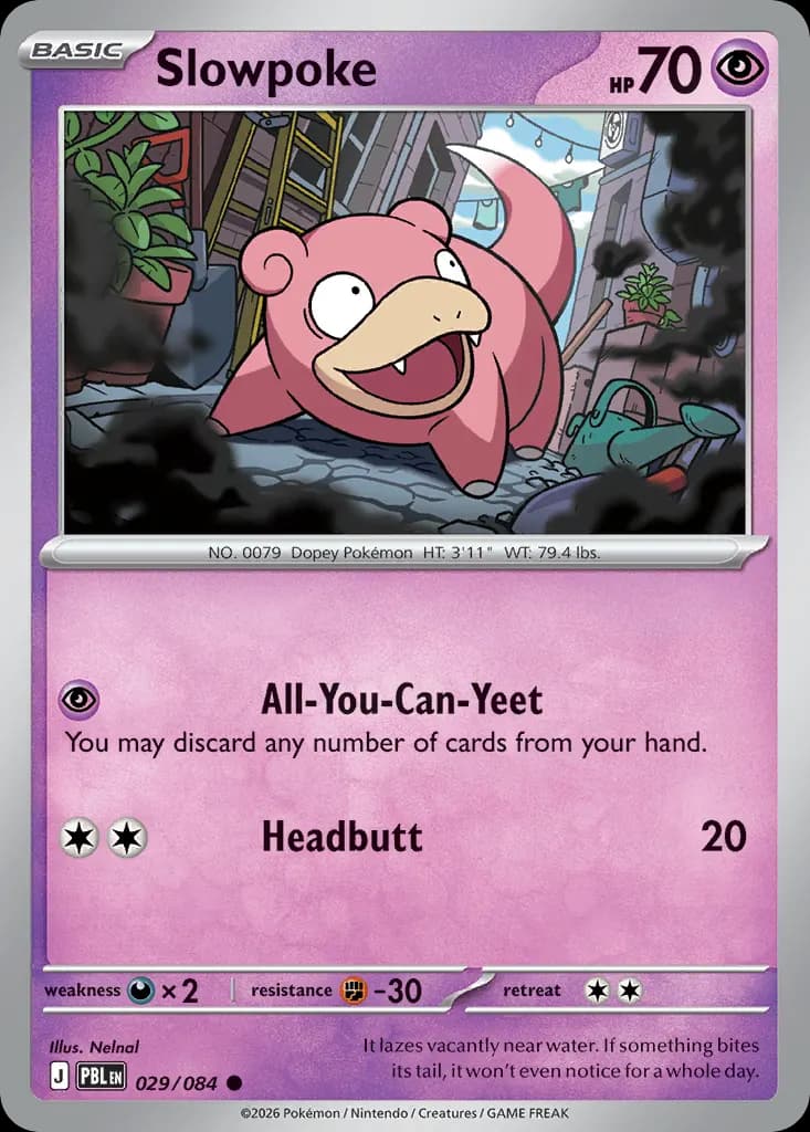 Slowpoke — Pitch Black 29 Pokémon card