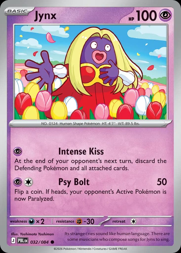 Jynx — Pitch Black 32 Pokémon card