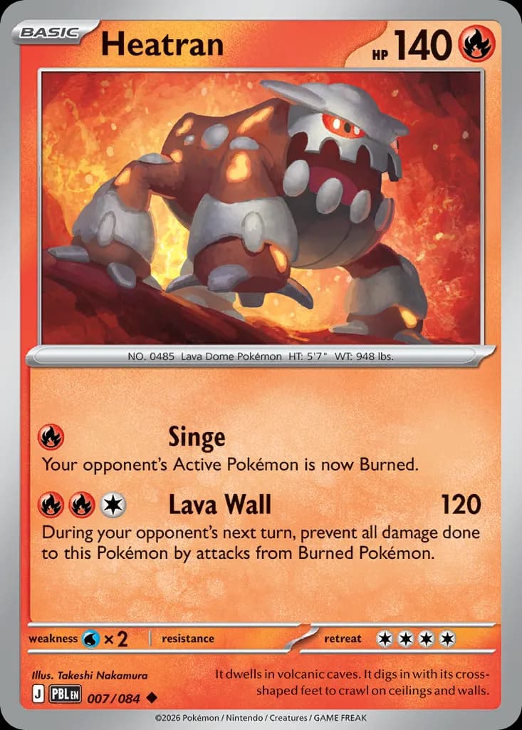 Heatran — Pitch Black 7 Pokémon card