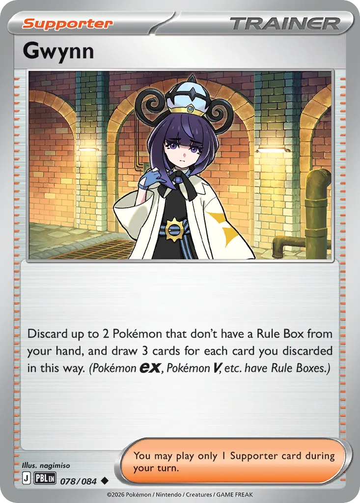 Gwynn — Pitch Black 78 Pokémon card