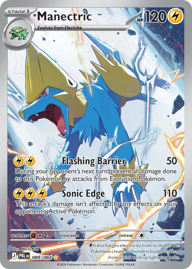 Élecsprint — Nuit Noire 89 French Pokémon card