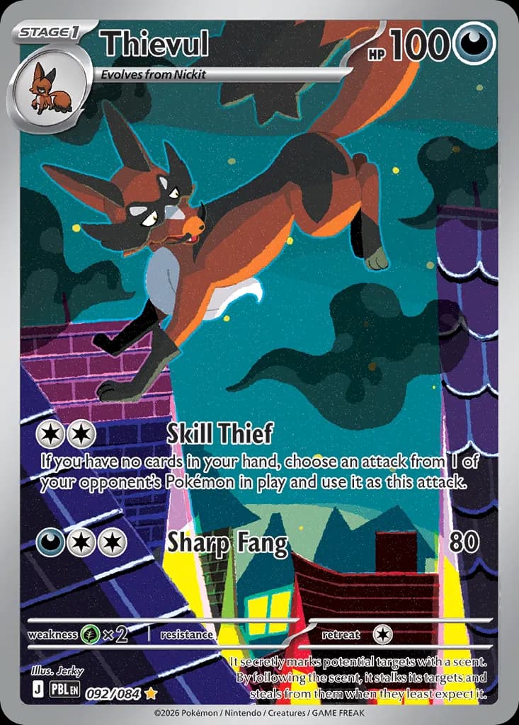 Thievul — Pitch Black 92 Pokémon card