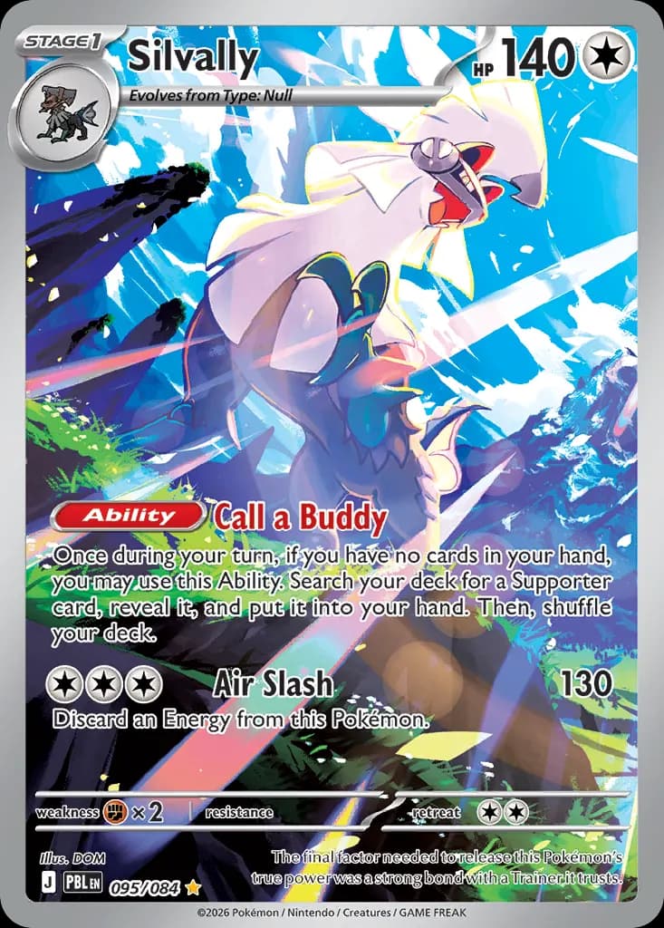 Silvally — Pitch Black 95 Pokémon card