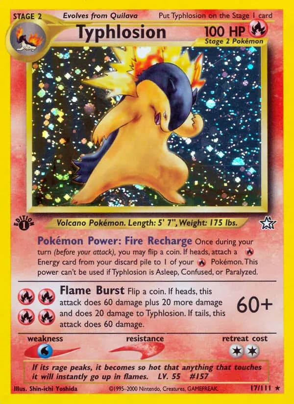 Tornupto — Neo Genesis 17 German Pokémon card
