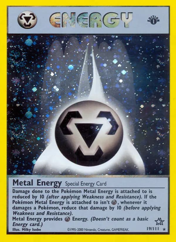 Metal Energy — Neo Genesis 19 Pokémon card