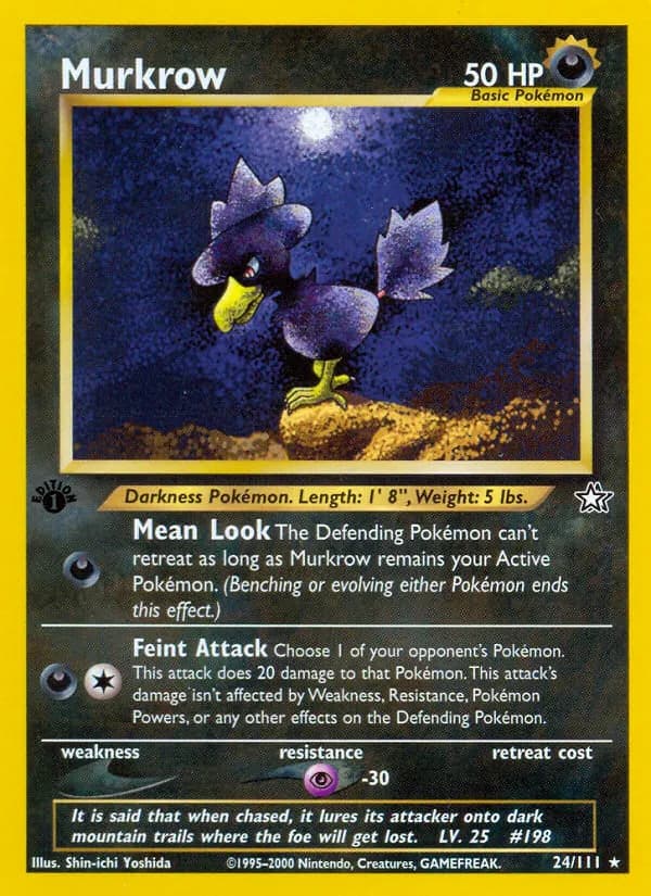 Kramurx — Neo Genesis 24 German Pokémon card