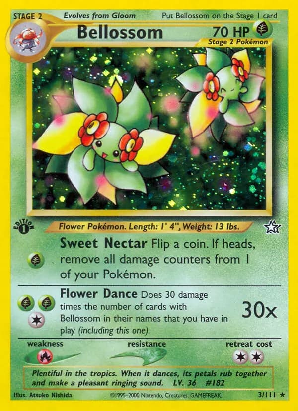 Bellossom — Neo Genesis 3 Pokémon card