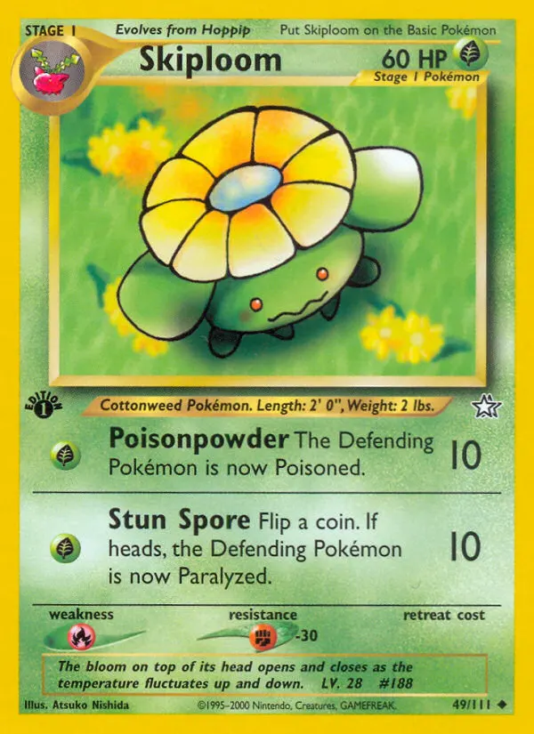 Hubelupf — Neo Genesis 49 German Pokémon card