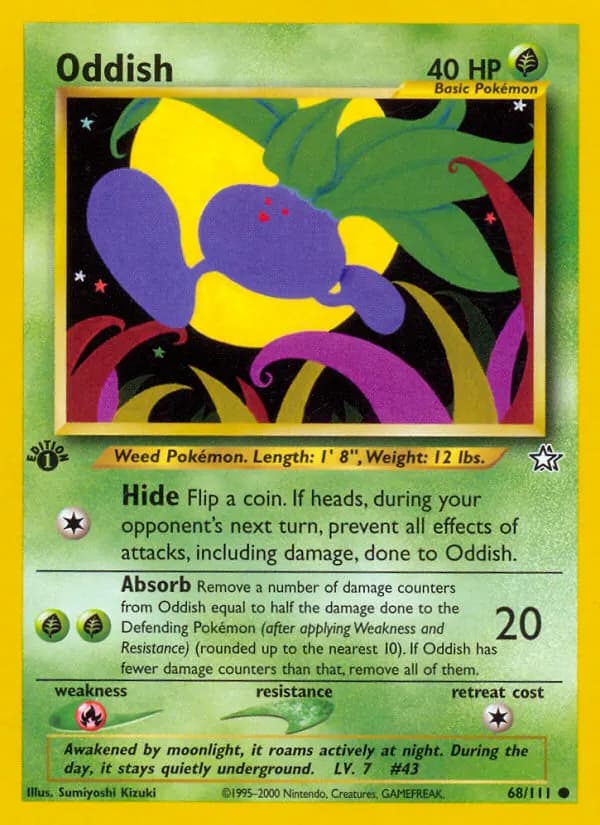 Myrapla — Neo Genesis 68 German Pokémon card