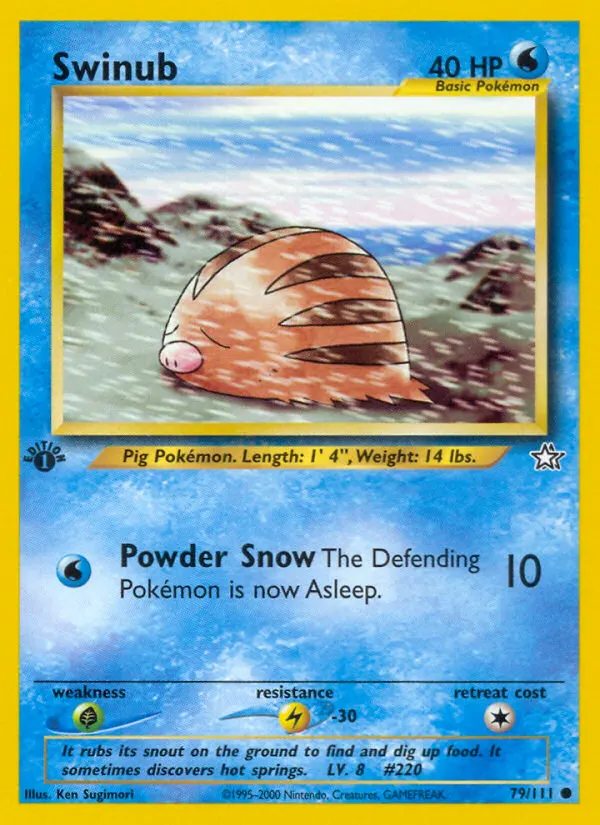 Quiekel — Neo Genesis 79 German Pokémon card