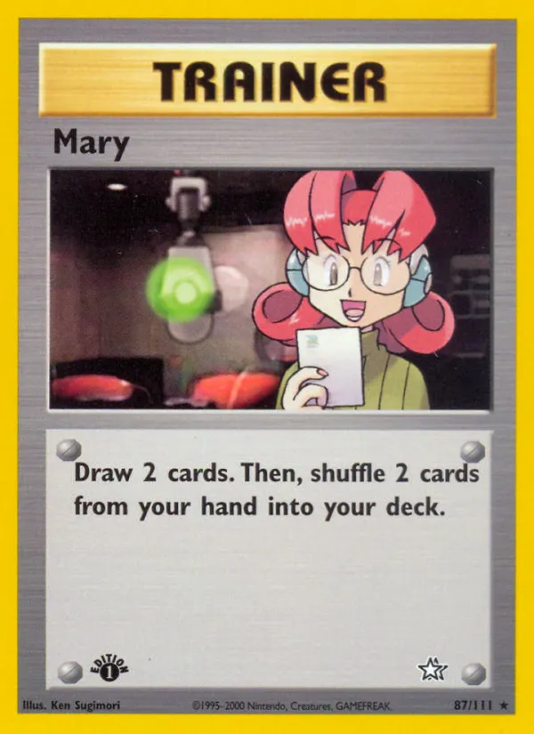Margit — Neo Genesis 87 German Pokémon card