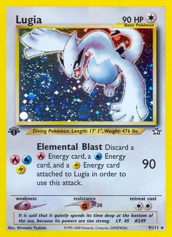 Lugia — Neo Genesis 9 German Pokémon card