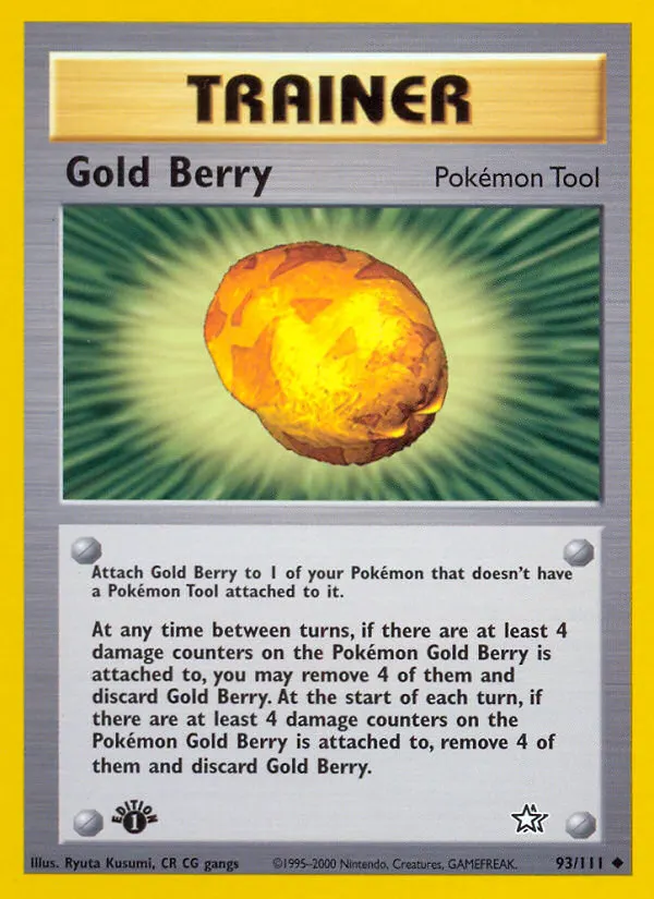 Goldbeere — Neo Genesis 93 German Pokémon card