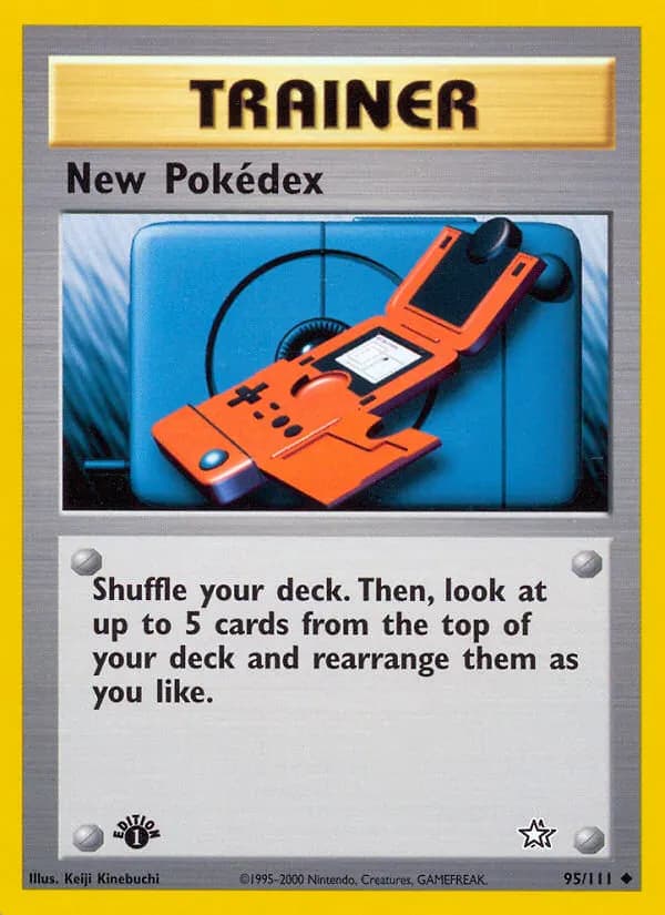 Neuer Pokedex — Neo Genesis 95 German Pokémon card