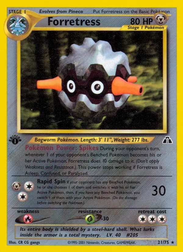 Forstellka — Neo Entdeckung 21 German Pokémon card