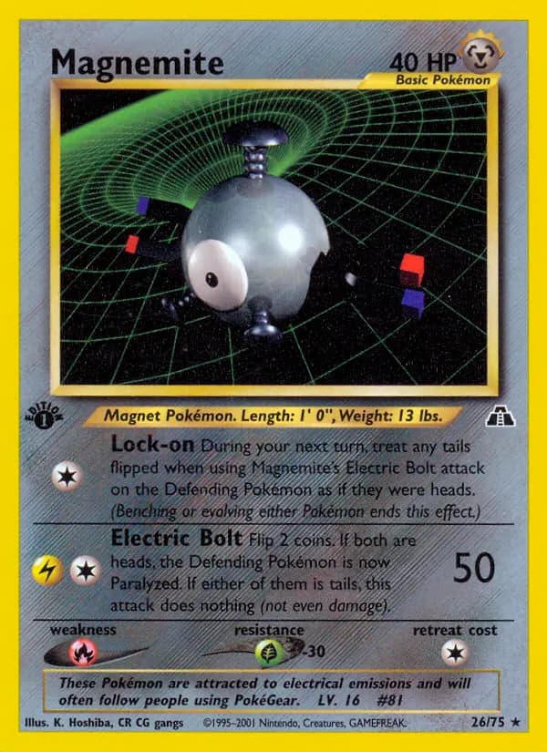 Magnemite — Neo Discovery 26 Pokémon card