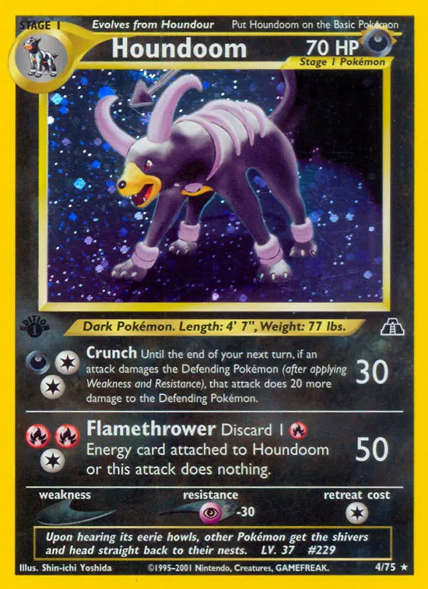 Hundemon — Neo Entdeckung 4 German Pokémon card
