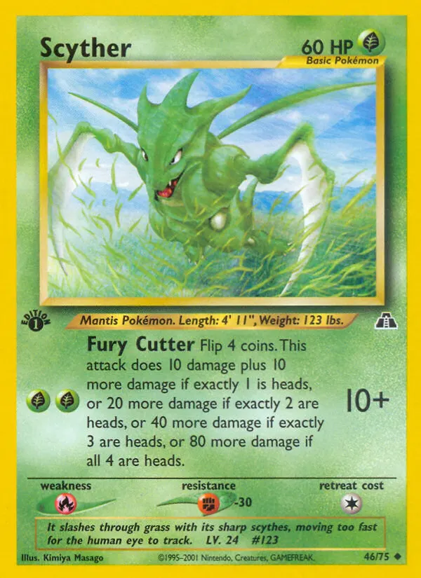 Sichlor — Neo Entdeckung 46 German Pokémon card