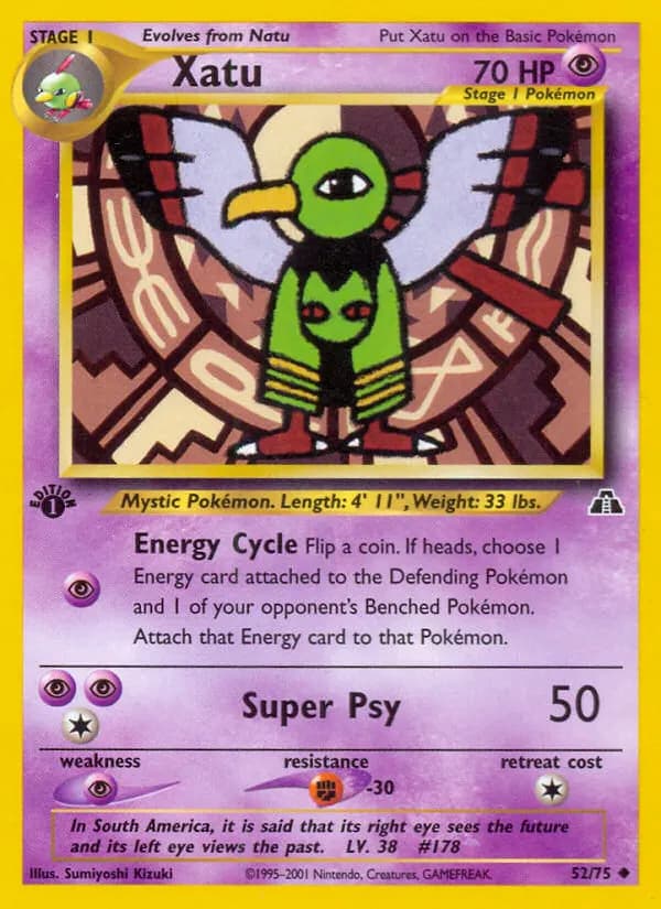 Xatu — Neo Entdeckung 52 German Pokémon card