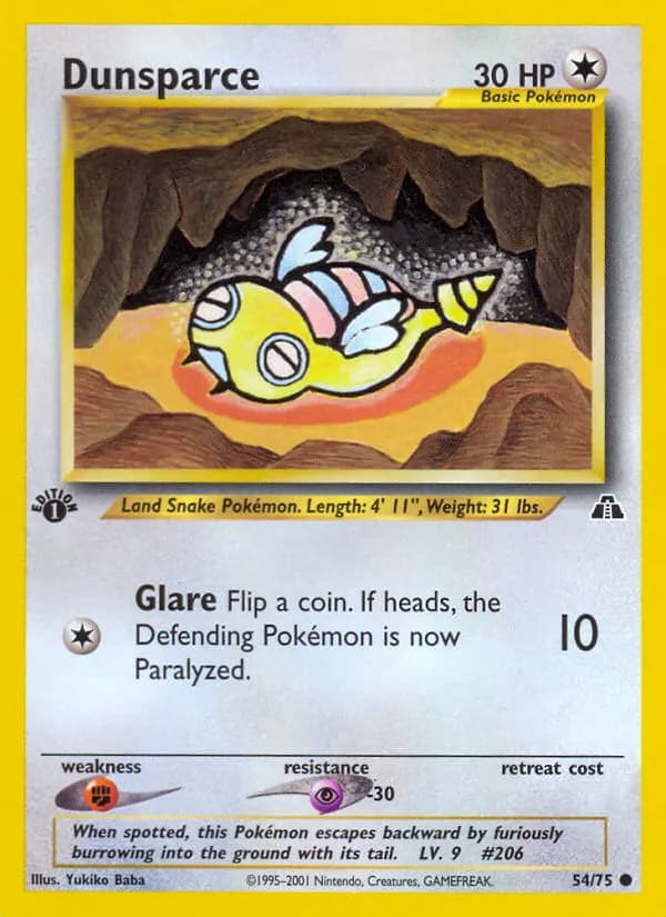 Dummisel — Neo Entdeckung 54 German Pokémon card
