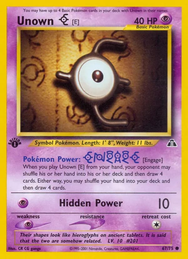 Icognito E — Neo Entdeckung 67 German Pokémon card