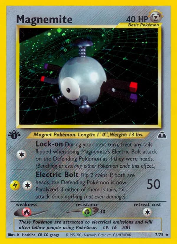Magnetilo — Neo Entdeckung 7 German Pokémon card